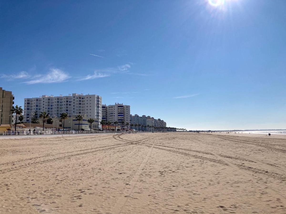 Апартаменти Atico Valdelagrana Playa - Aire Acondicionado Y Piscina Ель-Пуерто-де-Санта-Марія Екстер'єр фото
